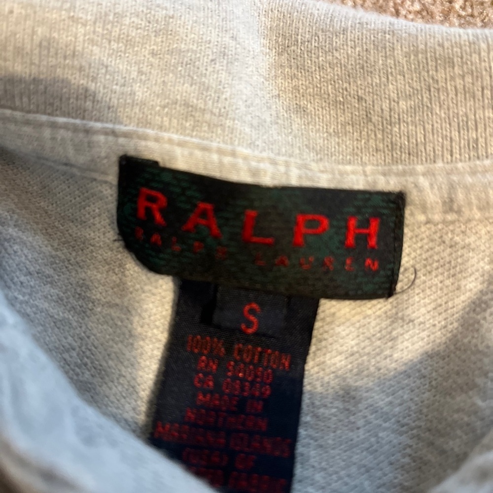 Vintage Ralph Lauren Gray Polo Short Sleeve Dress Size Small Tartan Label - Picture 3 of 6